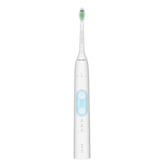 Philips | HX6857/28 Sonicare ProtectiveClean 5100 | Electric Toothbrush | Rechargeable | For adults | Number of brush heads included 1 | Number of teeth brushing modes 3 | Sonic technology | White Philips | HX6857/28 Sonicare ProtectiveClean 5100 | Electric Toothbrush | Rechargeable | For adults | Number of brush heads included 1 | Number of teeth brushing modes 3 | Sonic technology | White