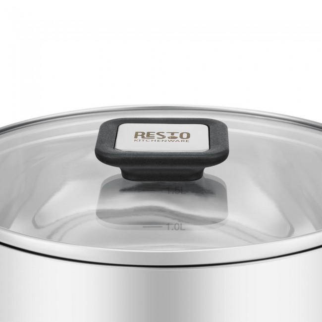 Resto Kitchenware Anser 2.5 L Round Black, Stainless steel Resto Kitchenware Anser 2.5 L Round Black, Stainless steel