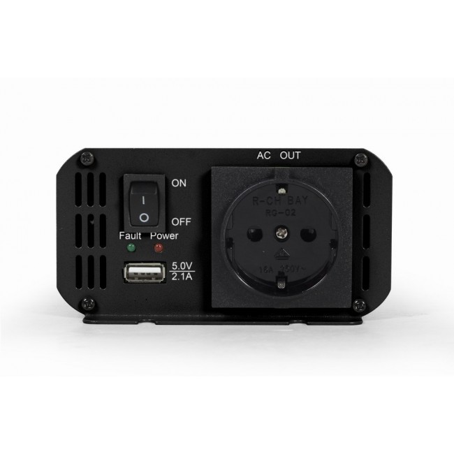 Gembird EG-PWC300-01 power adapter/inverter Auto 300 W Grey