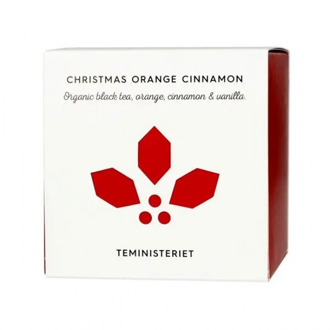 Loose black tea Christmas Orange Cinnamon 100g - Teministeriet Loose black tea Christmas Orange Cinnamon 100g - Teministeriet