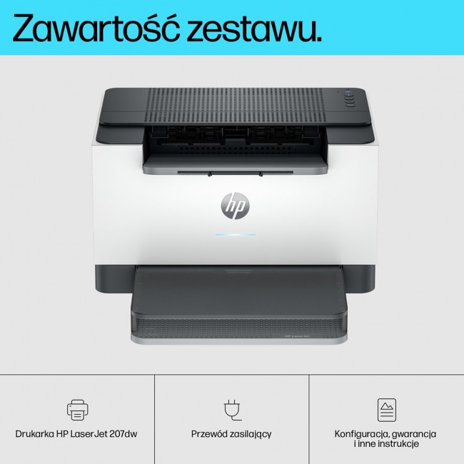 HP LaserJet M207dw Wireless Black and white Printer, Duplex