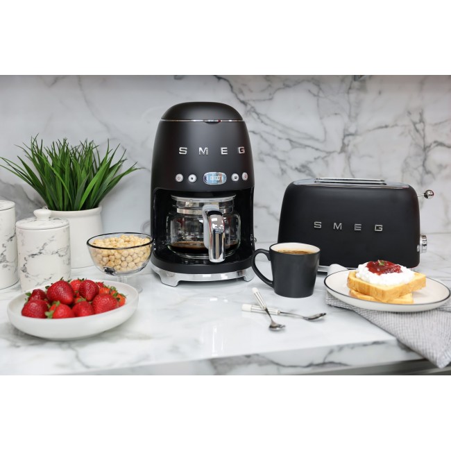 Smeg 50's Style Toaster TSF01BLMEU Black