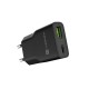 NATEC RIBERA GAN SLIM MAINS CHARGER 1 USB-A + 1 USB-C 20W BLACK NATEC RIBERA GAN SLIM MAINS CHARGER 1 USB-A + 1 USB-C 20W BLACK