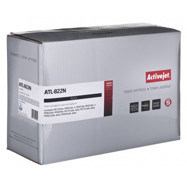Activejet ATL-822N for Lexmark printers Lexmark replacement 58D2H00 Supreme 15000 pages black)