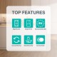 Gorenje Kombinerade kyl/fryssk p NRKI619D61WFE BK070