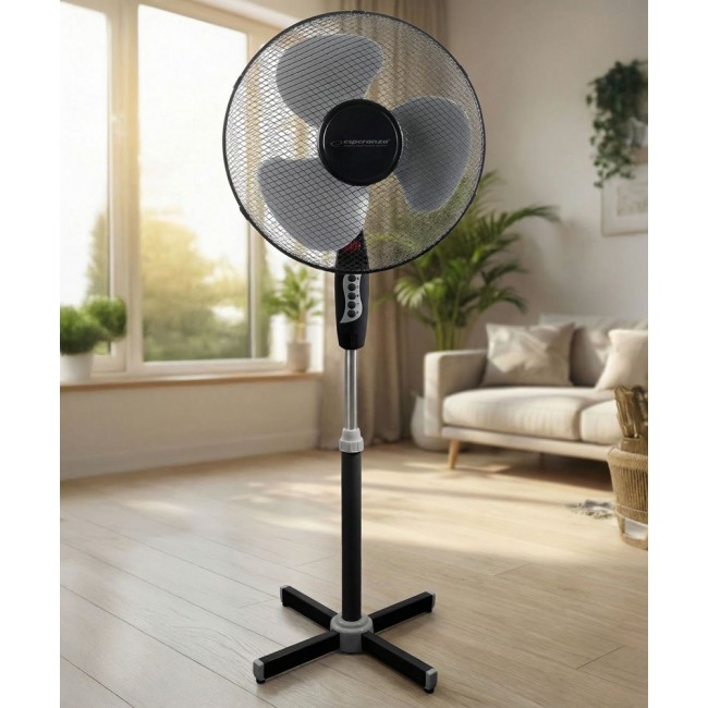 Esperanza EHF001KE household fan Black, Chrome