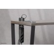 Neomounts DS22-840BL6 Desk socket with clamp and USB-C and USB-A ports - Quick charge