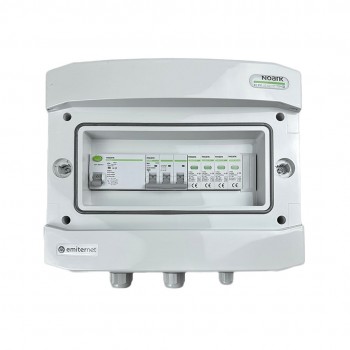 Switchgear attached AC Hermetic IP65 Surge Arrester Noark Type 2, 50A 3-F, RCD Type A 63A/300mA