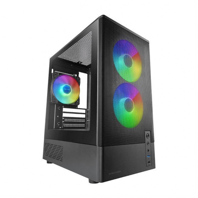 TACENS MARS MC-ONYX 3xARGB mATX computer case