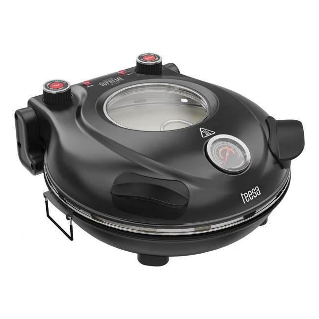 TEESA SUPREME pizza oven, 1200 W, 32 cm, window, removable stone