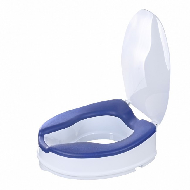 Toilet seat with lid, 10 cm, SoftRelief NT500AM