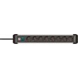 Brennenstuhl 1391030800 power extension 3 m 8 AC outlet(s) Indoor Black, Silver