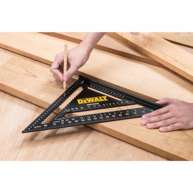 DeWALT DWHT25228-0 ruler 300 mm Aluminium Black, Yellow