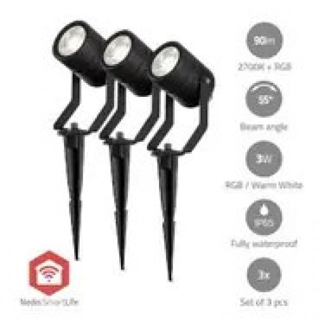 Nedis ZBLOS10RGBW3 outdoor lighting Outdoor ground lighting LED 9 W G Nedis ZBLOS10RGBW3 outdoor lighting Outdoor ground lighting LED 9 W G