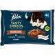 FELIX Tasty Shreds with duck and turkey - 4x 80g