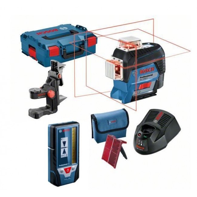 Bosch GLL 3-80 C Professional Line level 30 m 630 - 650 nm ( 10 mW) Bosch GLL 3-80 C Professional Line level 30 m 630 - 650 nm ( 10 mW)