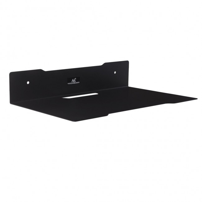 Maclean decoder wall shelf, single, max. 5kg, steel, MC-122 Maclean decoder wall shelf, single, max. 5kg, steel, MC-122