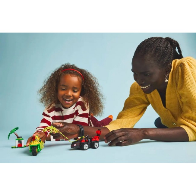 LEGO MARVEL 11198 Spin and Electro Dinosaur Vehicle Chase LEGO MARVEL 11198 Spin and Electro Dinosaur Vehicle Chase