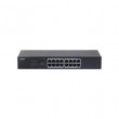 Dahua Technology S3016-16GT network switch Unmanaged L2 Gigabit Ethernet (10/100/1000) Desktop/Wall-Mounting Black