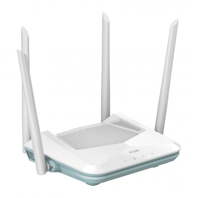 D-Link EAGLE PRO AI AX1500 Smart Router wireless router Gigabit Ethernet Dual-band (2.4 GHz / 5 GHz) White