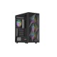 GENESIS DIAXID 605 ARGB MIDI TOWER CASE WITH USB-C WINDOW BLACK