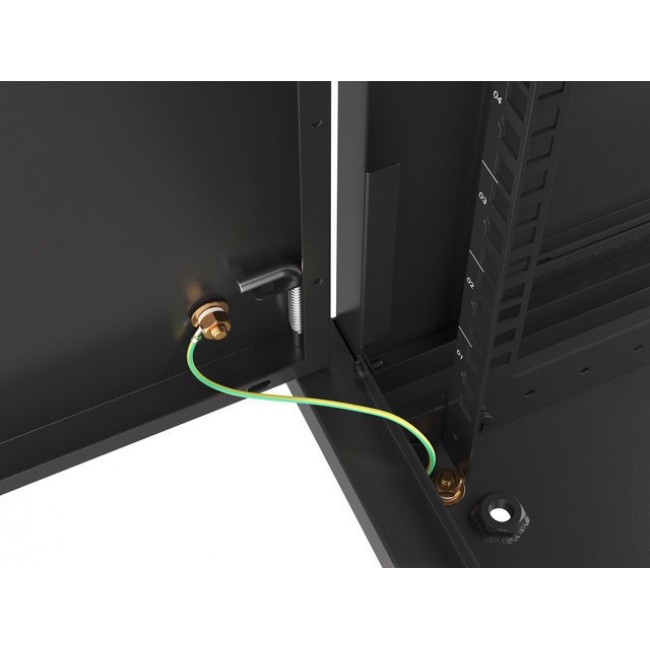 Lanberg WF01-6406-00B rack cabinet 6U Wall mounted rack Black