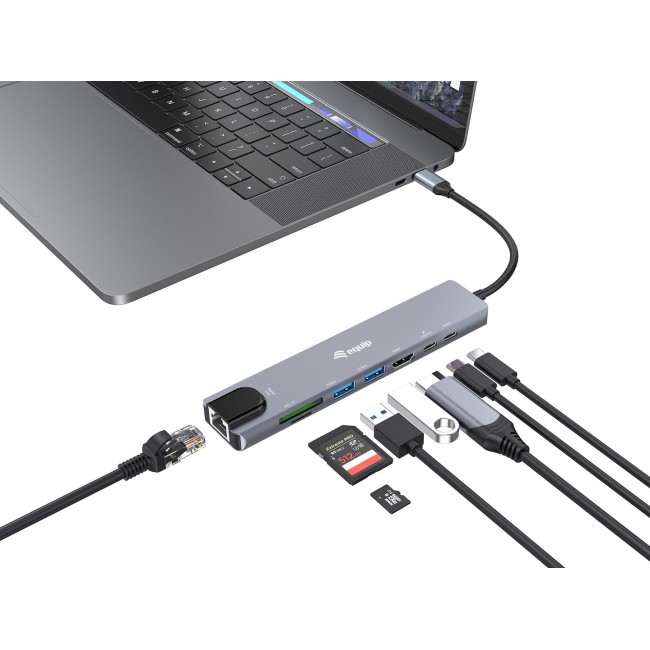 Equip USB-C 8 in 1 Multifunctional Adapter Equip USB-C 8 in 1 Multifunctional Adapter