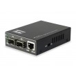 LevelOne RJ45 to SFP Gigabit Media Converter Switch, 2 x SFP, 1 x RJ45