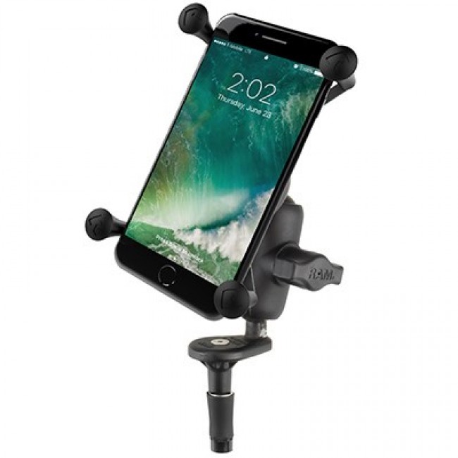 RAM Mounts X-Grip Large Phone Mount with Motorcycle Fork Stem Base