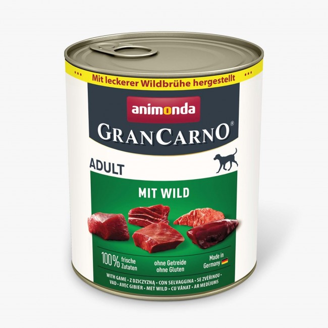 ANIMONDA GranCarno Adult Game - wet dog food - 400g