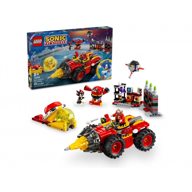 LEGO SONIC THE HEDGEHOG 76999 Super Sonic VS Egg Drillster