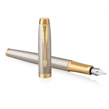 Parker IM fountain pen Cartridge filling system Gold, Silver 1 pc(s)