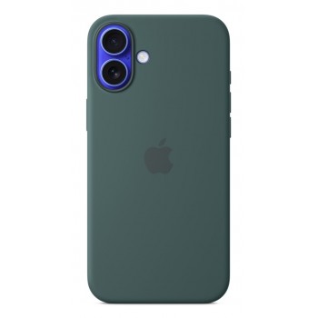 Apple iPhone 16 Plus Silicone Case with MagSafe - Lake Green