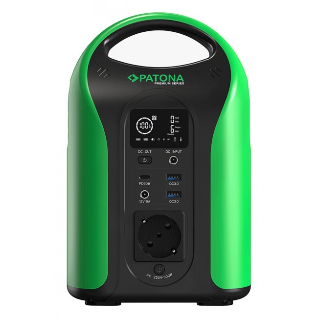 Patona Platinum 300W 283Wh PD60W USB5V/3A DC12/5A Portable Power Station Patona Platinum 300W 283Wh PD60W USB5V/3A DC12/5A Portable Power Station