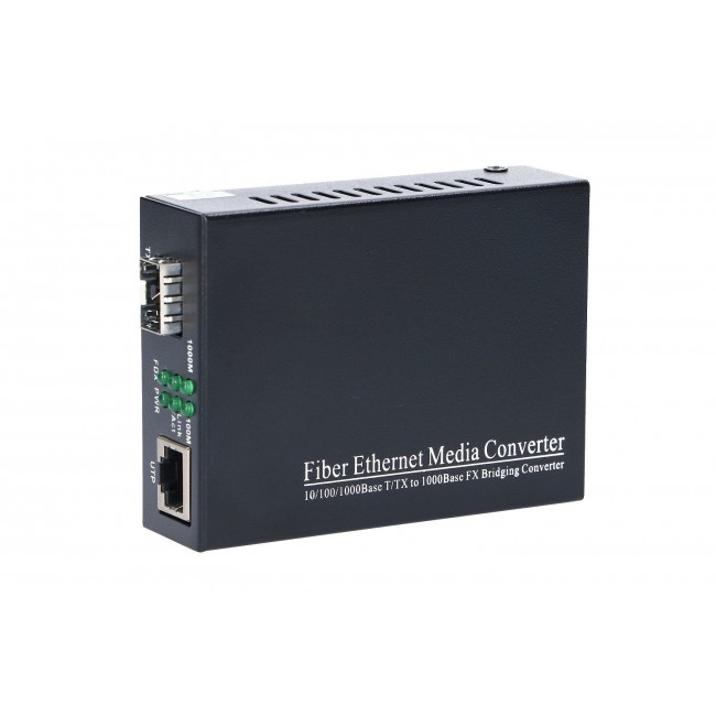 Extralink Media converter Sedir 1x SFP, 1x RJ45 1000Mb/s, MC220 replacement