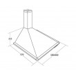 Cooker hood Akpo WK-5 Elegant Turbo 60 Inox