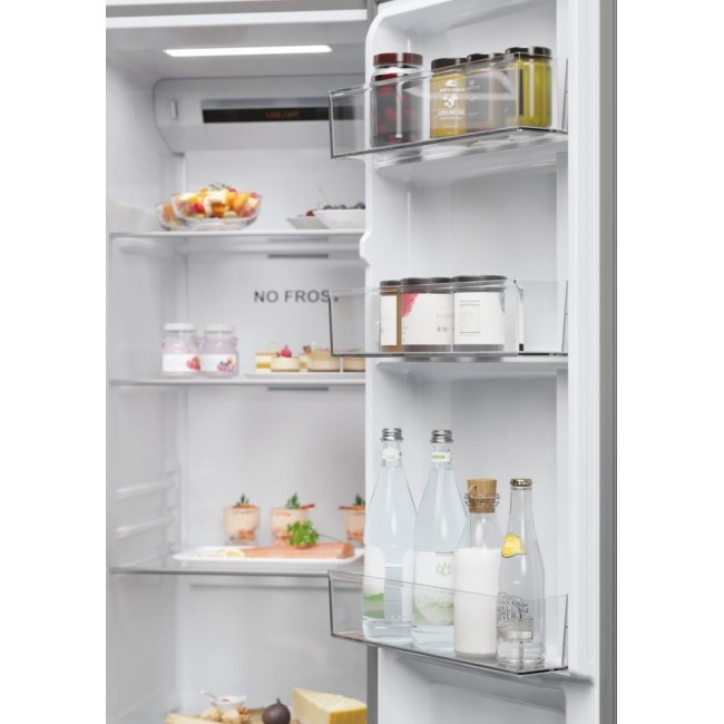 Haier SBS 90 Serie 5 HSR5918DIMP Free-standing double-sided fridge-freezer combination 511 l D Platinum, stainless steel Haier SBS 90 Serie 5 HSR5918DIMP Free-standing double-sided fridge-freezer combination 511 l D Platinum, stainless steel