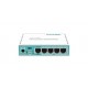 Mikrotik RB750GR3 wired router Gigabit Ethernet Turquoise, White Mikrotik RB750GR3 wired router Gigabit Ethernet Turquoise, White