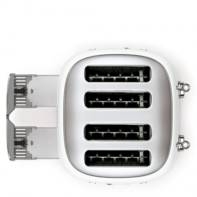 Toaster Smeg for 4 slices, white