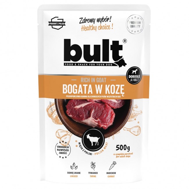 BULT Rich in goat - wet dog food - 500g