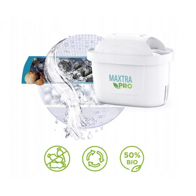 BRITA Style ESSENTIAL XL sand filter jug + 3 x MX Pro Pure Performance filter