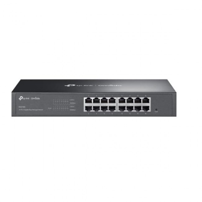 TP-Link Omada ES216G network switch Managed L2 Gigabit Ethernet (10/100/1000) Black TP-Link Omada ES216G network switch Managed L2 Gigabit Ethernet (10/100/1000) Black