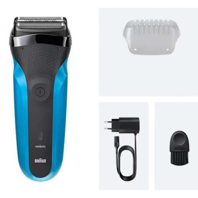 Braun Series 3 310s Foil shaver Trimmer Black, Blue