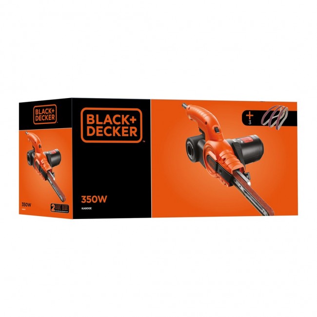 Black & Decker KA900E portable sander Belt sander 1600 RPM 350 W Black & Decker KA900E portable sander Belt sander 1600 RPM 350 W