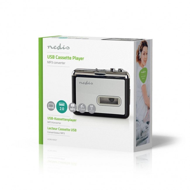 Nedis ACGRU100GY MP3/MP4 player Grey