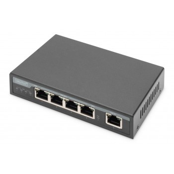 Digitus 4 Port Gigabit 4PPoE Extender, 802.3at, 60 W