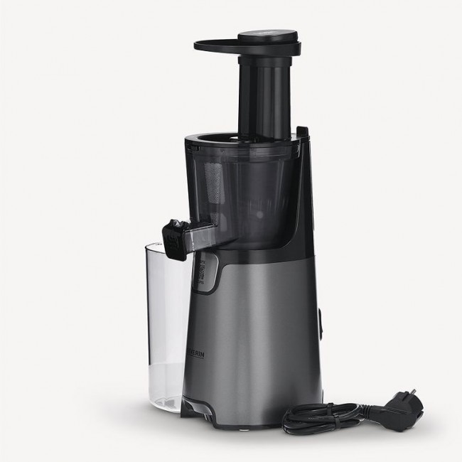 Severin ES 3571 juice maker Slow juicer 150 W Black, Grey, Metallic, Stainless steel