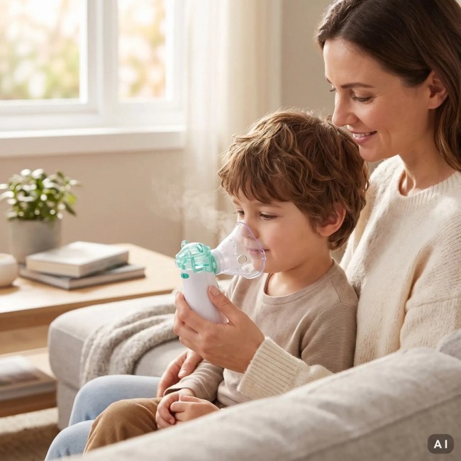 OROMED ORO-MESH BABY GREEN Inhaler