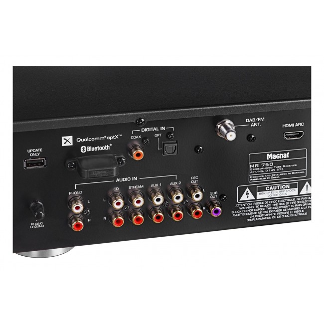 MAGNAT MR 750 Hybrid Stereo amplifier Black