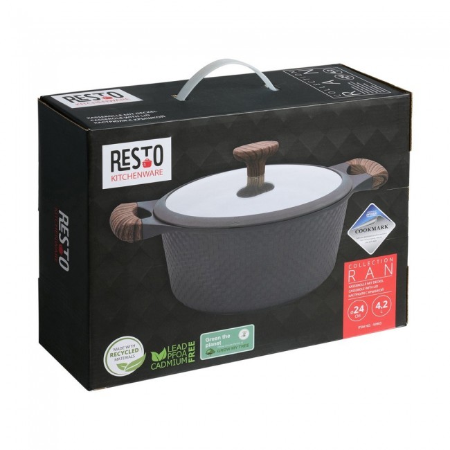 Resto Kitchenware Ran 4.2 L Round Beige, Wood Resto Kitchenware Ran 4.2 L Round Beige, Wood